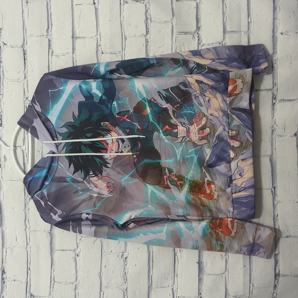 My Hero Academia Hoodie Pullover Shirt Anime Men's Size Small / Medium